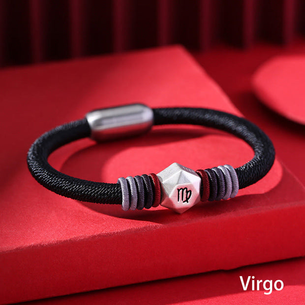 Buddha Stones 999 Sterling Silver 12 Constellations of the Zodiac Blessing Handmade String Bracelet (Extra 35% Off | USE CODE: FS35) - Virgo - image 12