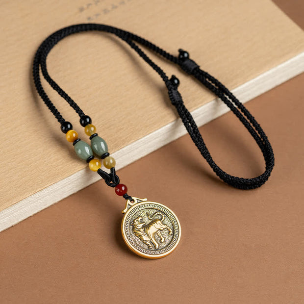 FREE Today: Wealth and Fortune 12 Chinese Zodiac Blessing Necklace Pendant