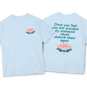Buddha Stones Lotus Once You Feel You Are Avoided Tee T-shirt T-Shirts BS LightCyan 2XL