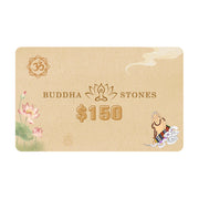Buddha Stones Convey Good Luck Gift Certificate