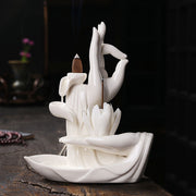 Buddha StonesTibetan Lotus Blessing Incense Burner Decoration (Extra 30% Off | USE CODE: FS30) - 4 - image 15