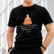 Buddha Stones The Mind Is Everything Meditation Buddha Tee T-shirt T-Shirts BS 7