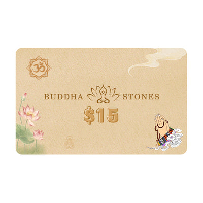 Buddha Stones Convey Good Luck Gift Certificate