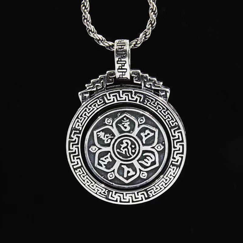 Collier Pendentif Tibétain Double Dorje, Corne De Yak, Cordon, A57B Tibet Nepal