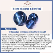 Buddha Stones Blue Tiger Eye Protection Bracelet Bracelet BS 11