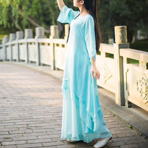 Buddha Stones 3Pcs Yoga Chiffon Clothing Uniform Meditation Zen Practice Women's Set  (Extra 30% Off | USE CODE: FS30) - image 4