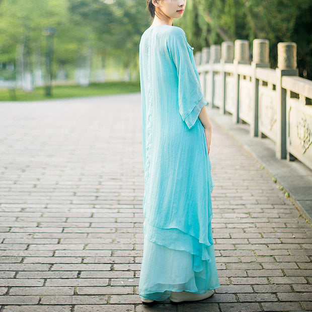 Buddha Stones 3Pcs Yoga Chiffon Clothing Uniform Meditation Zen Practice Women's Set  (Extra 30% Off | USE CODE: FS30) - image 15