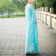 Buddha Stones 3Pcs Yoga Chiffon Clothing Uniform Meditation Zen Practice Women's Set - image 14