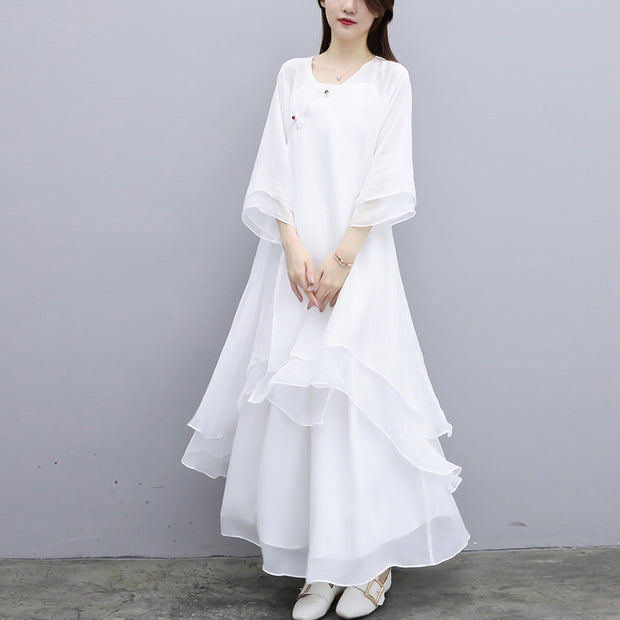 Buddha Stones 3Pcs Yoga Chiffon Clothing Uniform Meditation Zen Practice Women's Set  (Extra 30% Off | USE CODE: FS30) - image 23