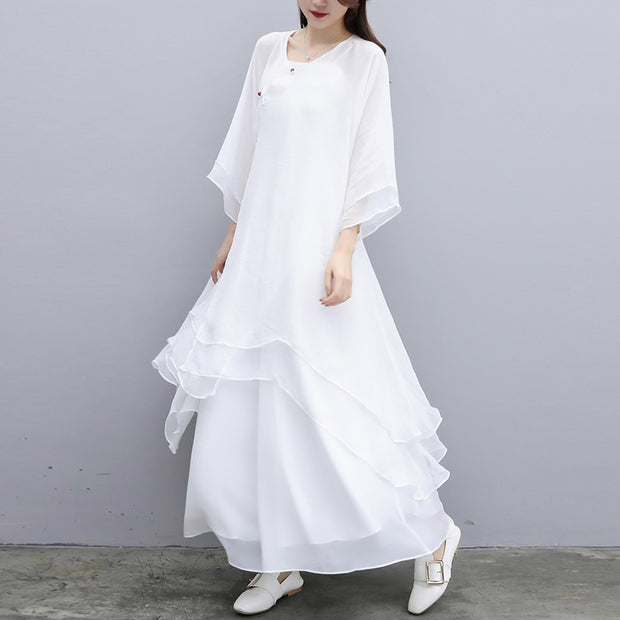 Buddha Stones 3Pcs Yoga Chiffon Clothing Uniform Meditation Zen Practice Women's Set  (Extra 30% Off | USE CODE: FS30) - image 25