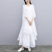 Buddha Stones 3Pcs Yoga Chiffon Clothing Uniform Meditation Zen Practice Women's Set - image 21