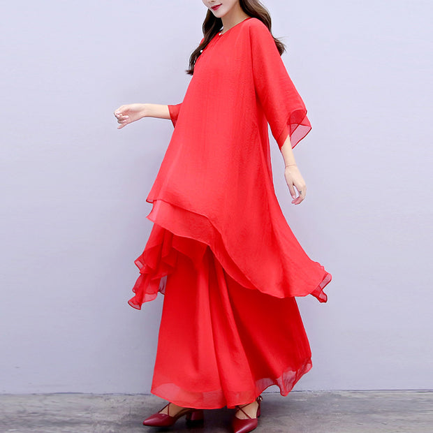 Buddha Stones 3Pcs Yoga Chiffon Clothing Uniform Meditation Zen Practice Women's Set  (Extra 30% Off | USE CODE: FS30) - image 32