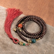 Buddha Stones 108 Mala Beads Natural Tibet Purple Bodhi Seed Auspiciousness Bracelet (Extra 30% Off | USE CODE: FS30) - image 1