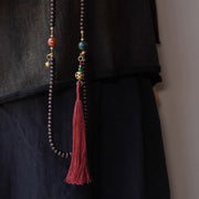 Buddha Stones 108 Mala Beads Natural Tibet Purple Bodhi Seed Auspiciousness Bracelet (Extra 30% Off | USE CODE: FS30) - image 12