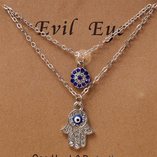 Buddha Stones Evil Eye Hamsa Symbol Blessing Luck Chain Necklace Pendant (Extra 35% Off | USE CODE: FS35) - image 8