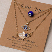 Buddha Stones Evil Eye Hamsa Symbol Blessing Luck Chain Necklace Pendant (Extra 35% Off | USE CODE: FS35) - image 5