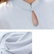 Buddha Stones 2Pcs Lotus Pattern Tai Chi Meditation Yoga Cotton Linen Clothing Top Pants Women's Set  (Extra 30% Off | USE CODE: FS30) - image 11