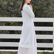 Buddha Stones 2Pcs Lotus Pattern Tai Chi Meditation Yoga Cotton Linen Clothing Top Pants Women's Set  (Extra 30% Off | USE CODE: FS30) - image 8