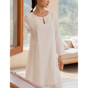 Buddha Stones 2Pcs Simple Design Tai Chi Meditation Yoga Clothing Top Pants Women's Set (Extra 30% Off | USE CODE: FS30) - image 10