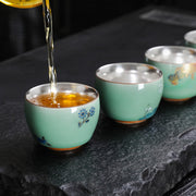 Buddha Stones Butterfly Goldfish Lotus Koi Fish Ceramic Teacup Kung Fu Tea Cup 120ml (Extra 35% Off | USE CODE: FS35) - image 12