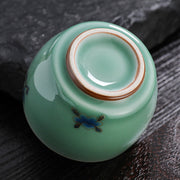 Buddha Stones Butterfly Goldfish Lotus Koi Fish Ceramic Teacup Kung Fu Tea Cup 120ml (Extra 35% Off | USE CODE: FS35) - image 3