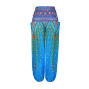 Buddha Stones Hippie Pants Baggy Boho High Waist Lounge Trousers with Pockets Women's Yoga Pants