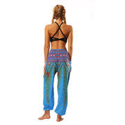 Buddha Stones Hippie Pants Baggy Boho High Waist Lounge Trousers with Pockets Women's Yoga Pants