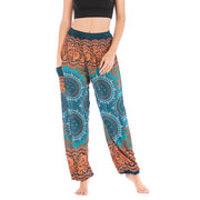 Buddha Stones Boho Loose Harem Trousers Women's Yoga Pants