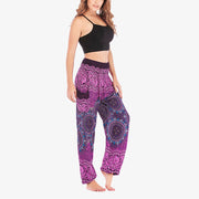 Buddha Stones Boho Loose Harem Trousers Women's Yoga Pants