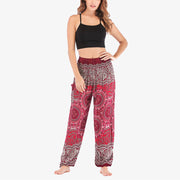 Buddha Stones Boho Loose Harem Trousers Women's Yoga Pants