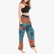 Buddha Stones Boho Loose Harem Trousers Women's Yoga Pants