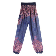 Buddha Stones Round Geometric Pattern Loose Casual Harem Trousers High Waist Women's Yoga Pants