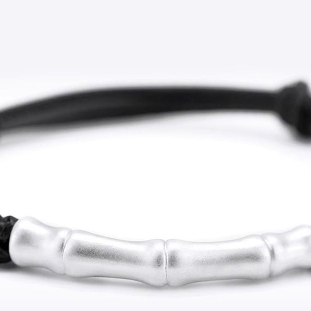 Buddha Stones 999 Sterling Silver Bone Pattern Luck Rope Braided Bracelet (Extra 35% Off | USE CODE: FS35) - image 10