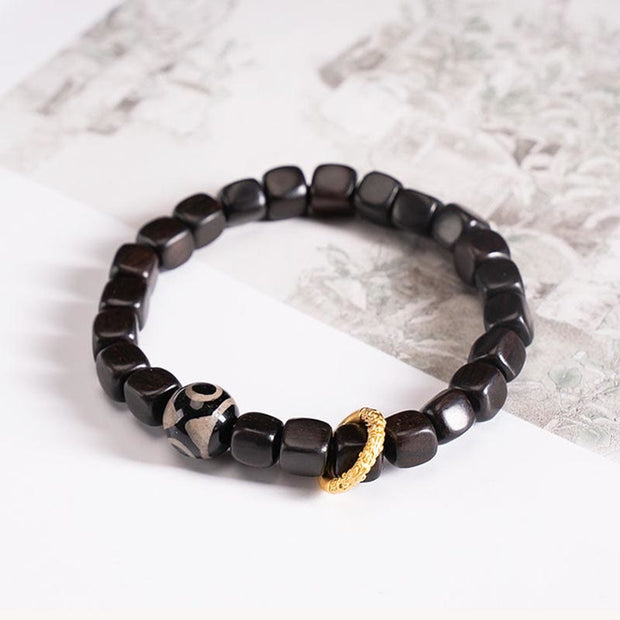 FREE Today: Serenity And Stability Tibetan Ebony Wood Dzi Bead Bracelet FREE FREE 2