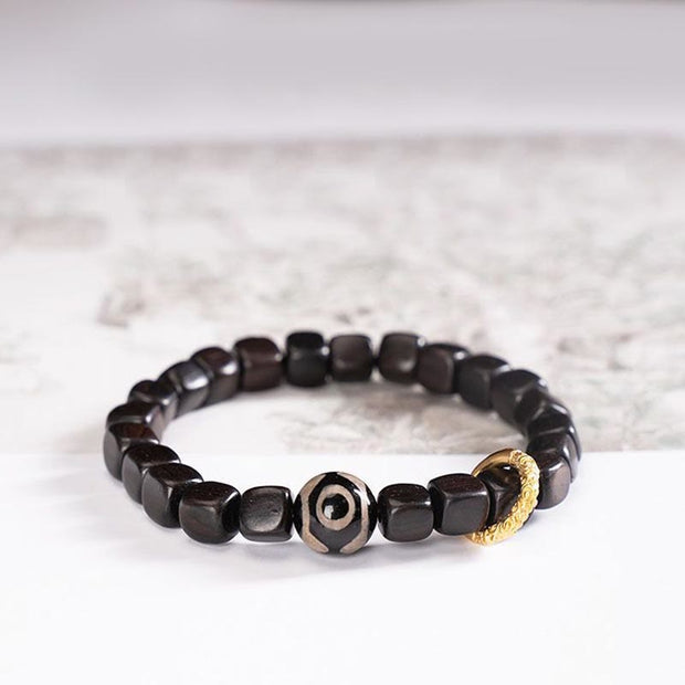 FREE Today: Serenity And Stability Tibetan Ebony Wood Dzi Bead Bracelet FREE FREE 4