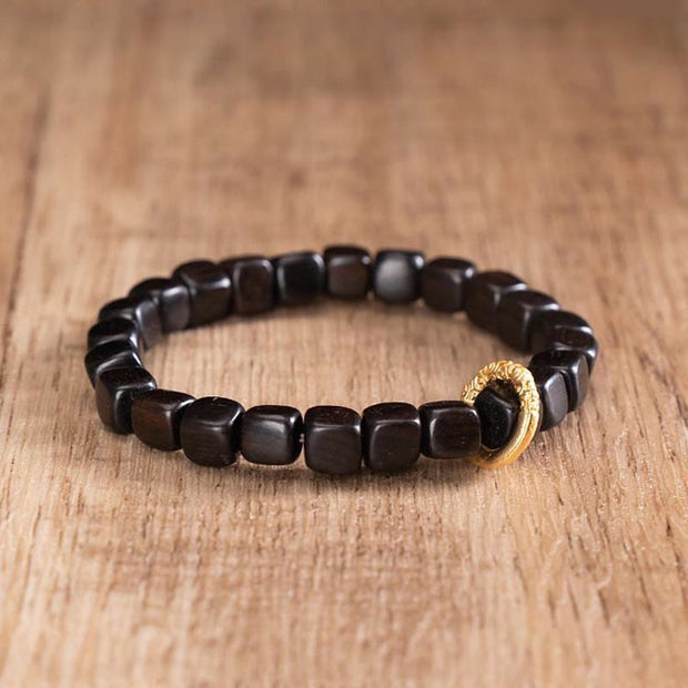 FREE Today: Serenity And Stability Tibetan Ebony Wood Dzi Bead Bracelet FREE FREE 13