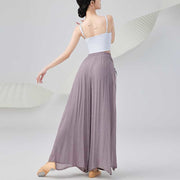 Buddha Stones Solid Color Loose Cotton Linen Wide Leg Pants For Yoga Classical Dance (Extra 35% Off | USE CODE: FS35) - image 4