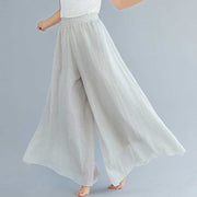 Buddha Stones Women Casual Loose Cotton Linen Wide Leg Pants For Yoga Dance