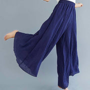 Buddha Stones Women Casual Loose Cotton Linen Wide Leg Pants For Yoga Dance