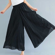 Buddha Stones Women Casual Loose Cotton Linen Wide Leg Pants For Yoga Dance