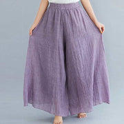 Buddha Stones Women Casual Loose Cotton Linen Wide Leg Pants For Yoga Dance