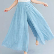 Buddha Stones Women Casual Loose Cotton Linen Wide Leg Pants For Yoga Dance