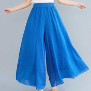 Buddha Stones Women Casual Loose Cotton Linen Wide Leg Pants For Yoga Dance