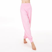 Buddha Stones Solid Color Modal Yoga Dance Long Harem Pants