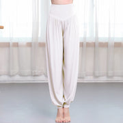 Buddha Stones Plain Color Loose Modal Yoga Dance Harem Pants