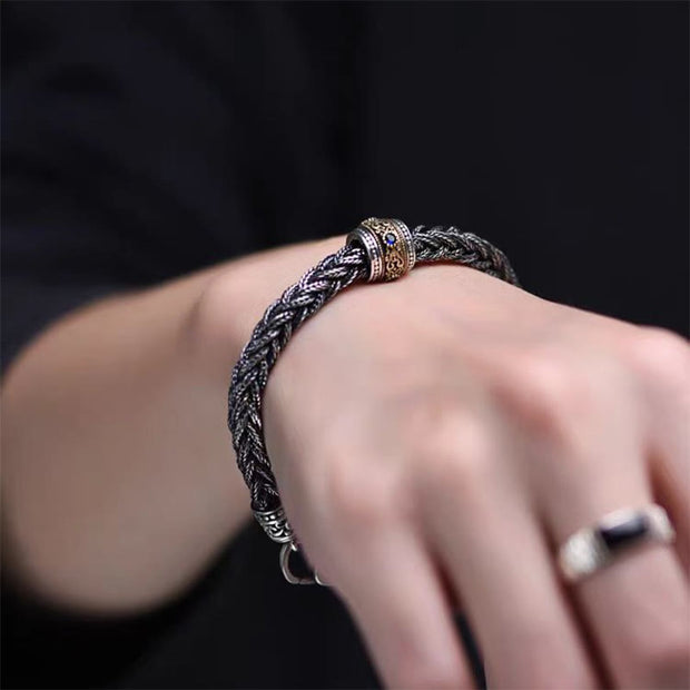 Buddha Stones Tibetan Twisted Design Copper Wealth Buckle Rotatable Bracelet (Extra 35% Off | USE CODE: FS35) - image 4