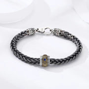 Buddha Stones Tibetan Twisted Design Copper Wealth Buckle Rotatable Bracelet (Extra 35% Off | USE CODE: FS35) - image 1
