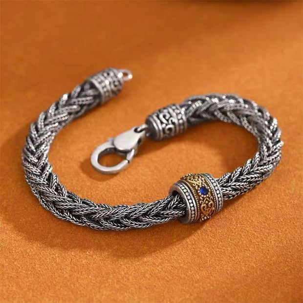 Buddha Stones Tibetan Twisted Design Copper Wealth Buckle Rotatable Bracelet (Extra 35% Off | USE CODE: FS35) - image 2