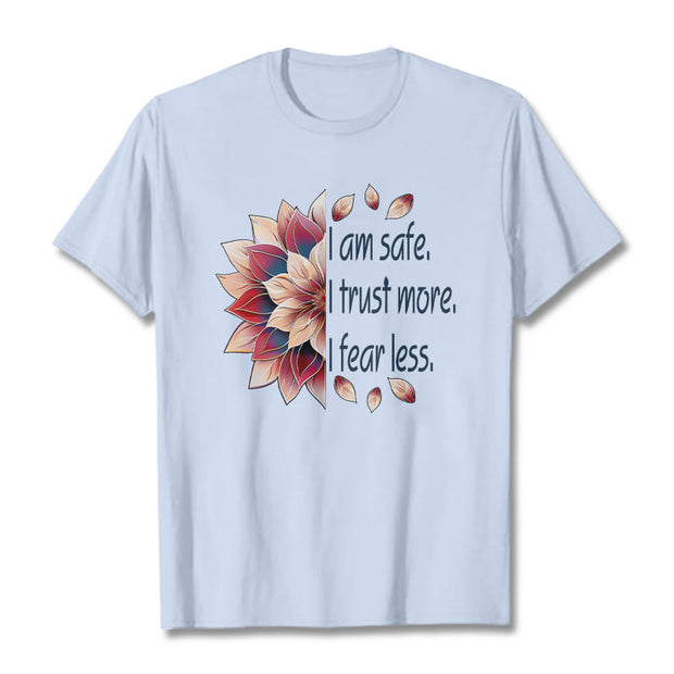 Buddha Stones I Am Safe Tee T-shirt