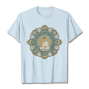 Buddha Stones Mandala Flower Buddha Tee T-shirt